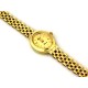 Złoty zegarek damski owalny GENEVE