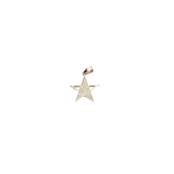 Gwiazda - wisior srebrny z cyrkoniami